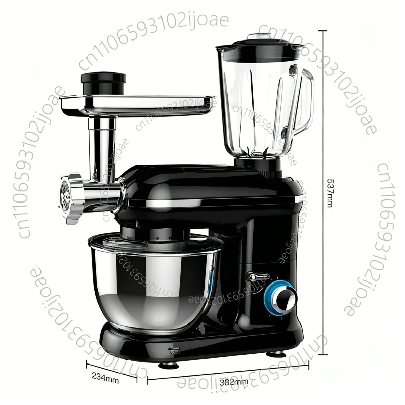 Multifunctional 3-in-1 Pasta Roller for Home Use: Stand Mixer Chef's Machine Meat Grinder Vegetable Chopper 8-in-1