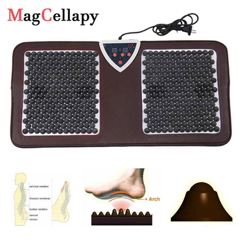 

Far Infrared Heated Jade Pad For Foot Massage To Alleviate Plantar Fasciitis Foot Massage Board To Promote Blood Circulation