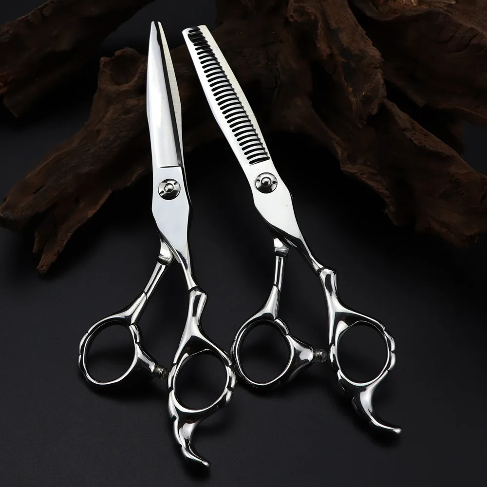 

Professional JP 440c steel 6 '' scissor Upscale hair scissors haircut thinning barber hair cutting shears hairdressing scissors