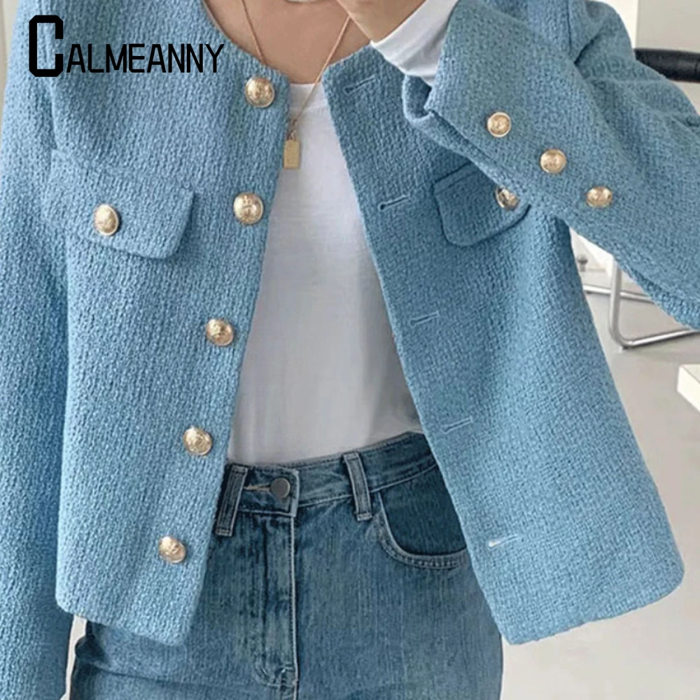 Cardigan monocromático de mangas compridas feminino, terno de blazer amigável à pele para senhora, moda empresarial, outono e inverno, 2023