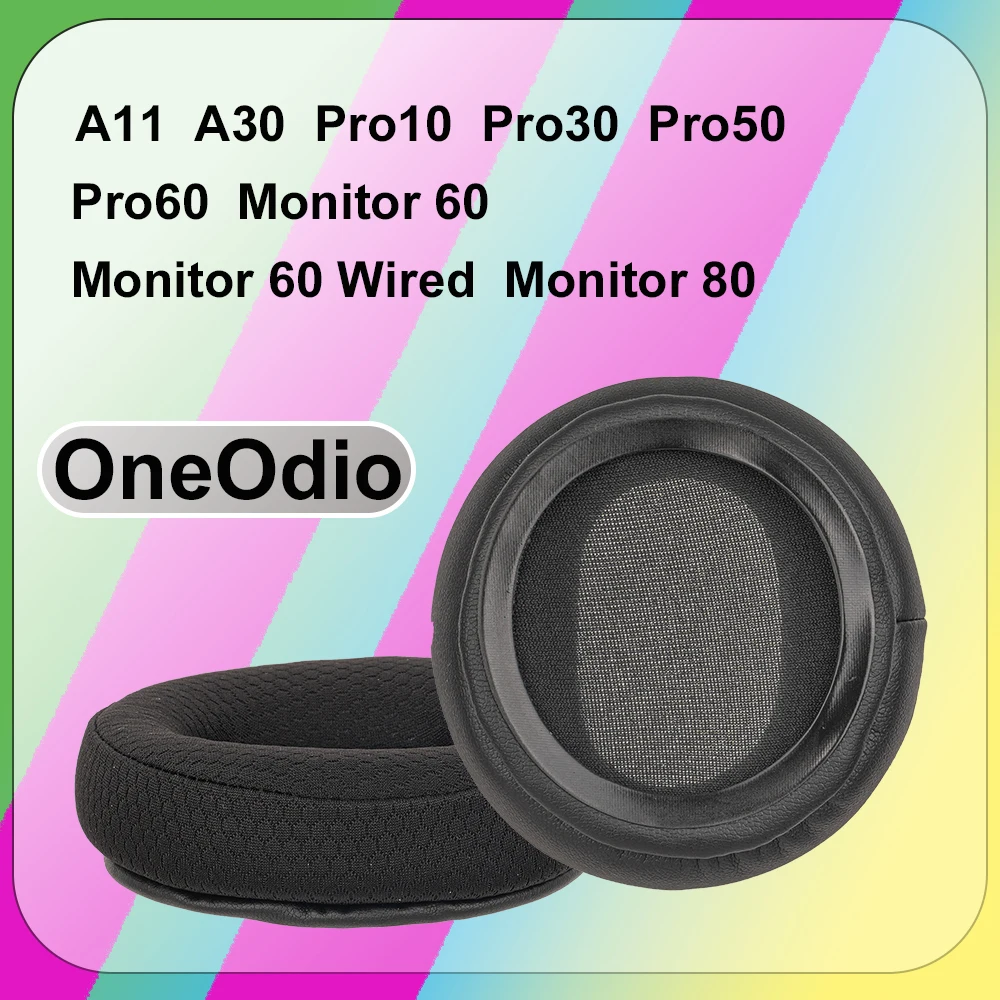 Almohadillas de Espuma Viscoelástica con Tela de Malla Transpirable para Auriculares OneOdio A11 A30 Pro10 Pro30 Pro50 Pro60 Monitor 60 Wired 80
