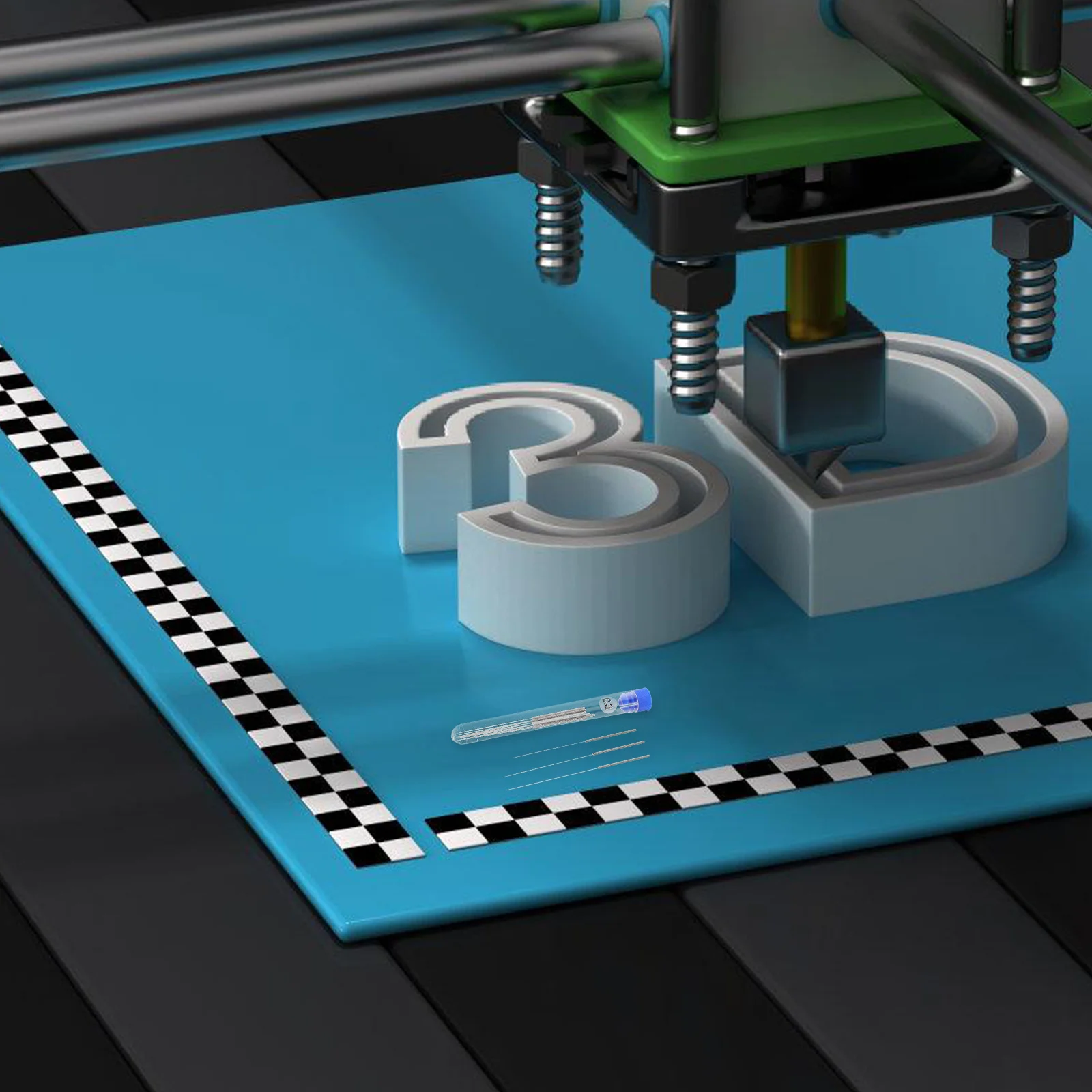 

60Pcs 3D Printer Nozzle Cleaning Needles Stainless Steel Precision Kit 0.3-0.4mm Enhancements Nozzle Cleaning Needles