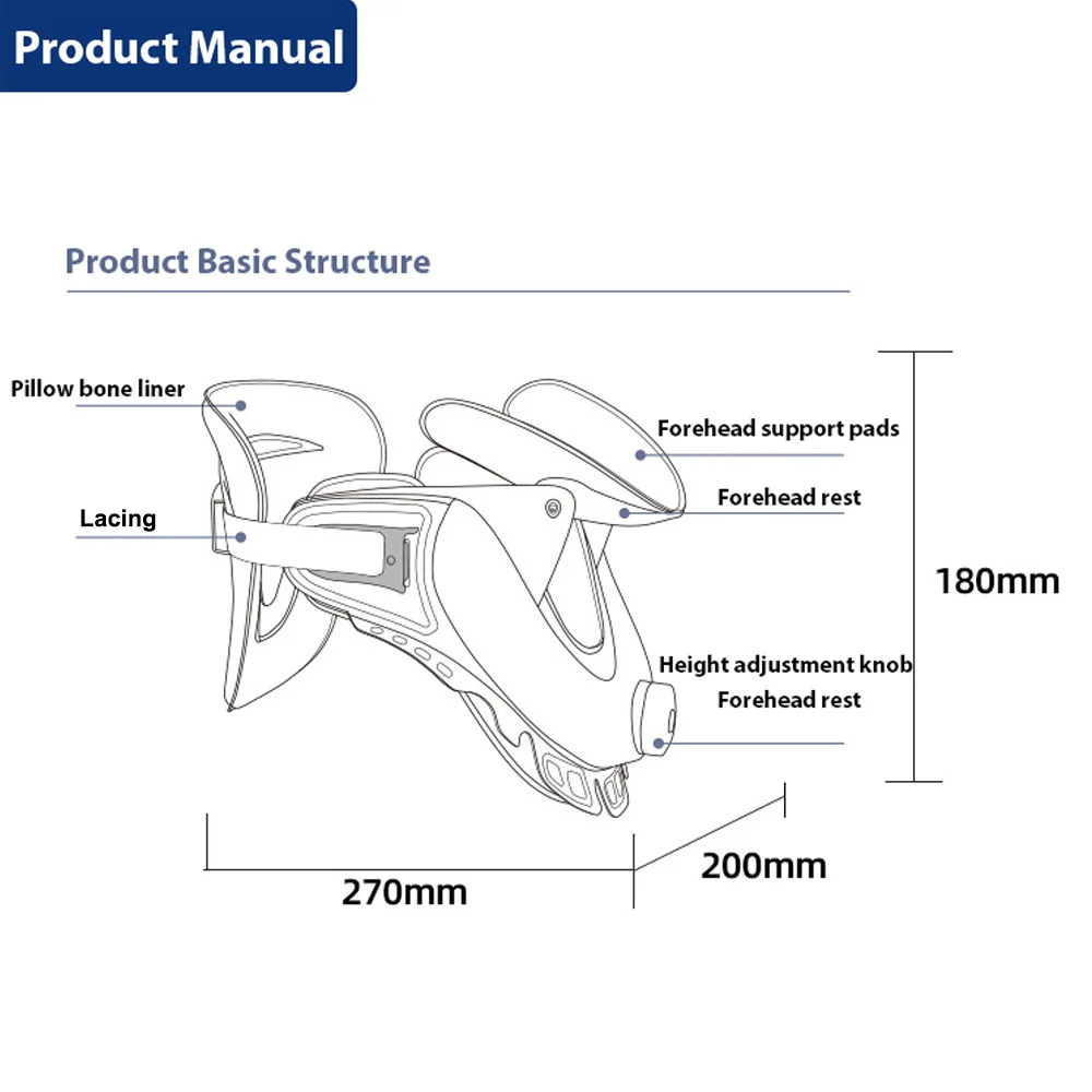 Luchtzak Verstelbare nekbrancardkraag voor thuistractie Wervelkolomuitlijning Cervicaal nektractieapparaat