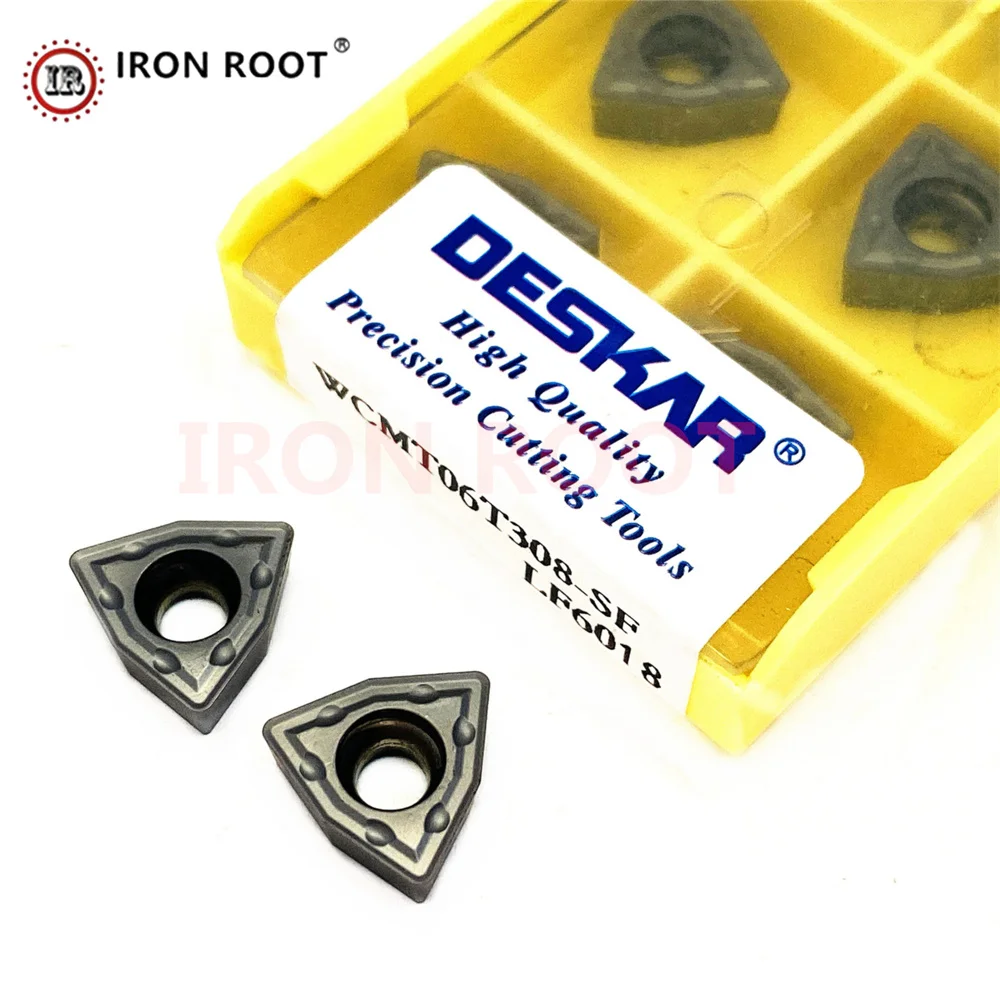 

DESKAR 50P WCMX030208,040208 WCMT05030 06T308 080412 SF LF6018 Indexable U Drill Insert CNC Carbide Insert For Stainless Steel