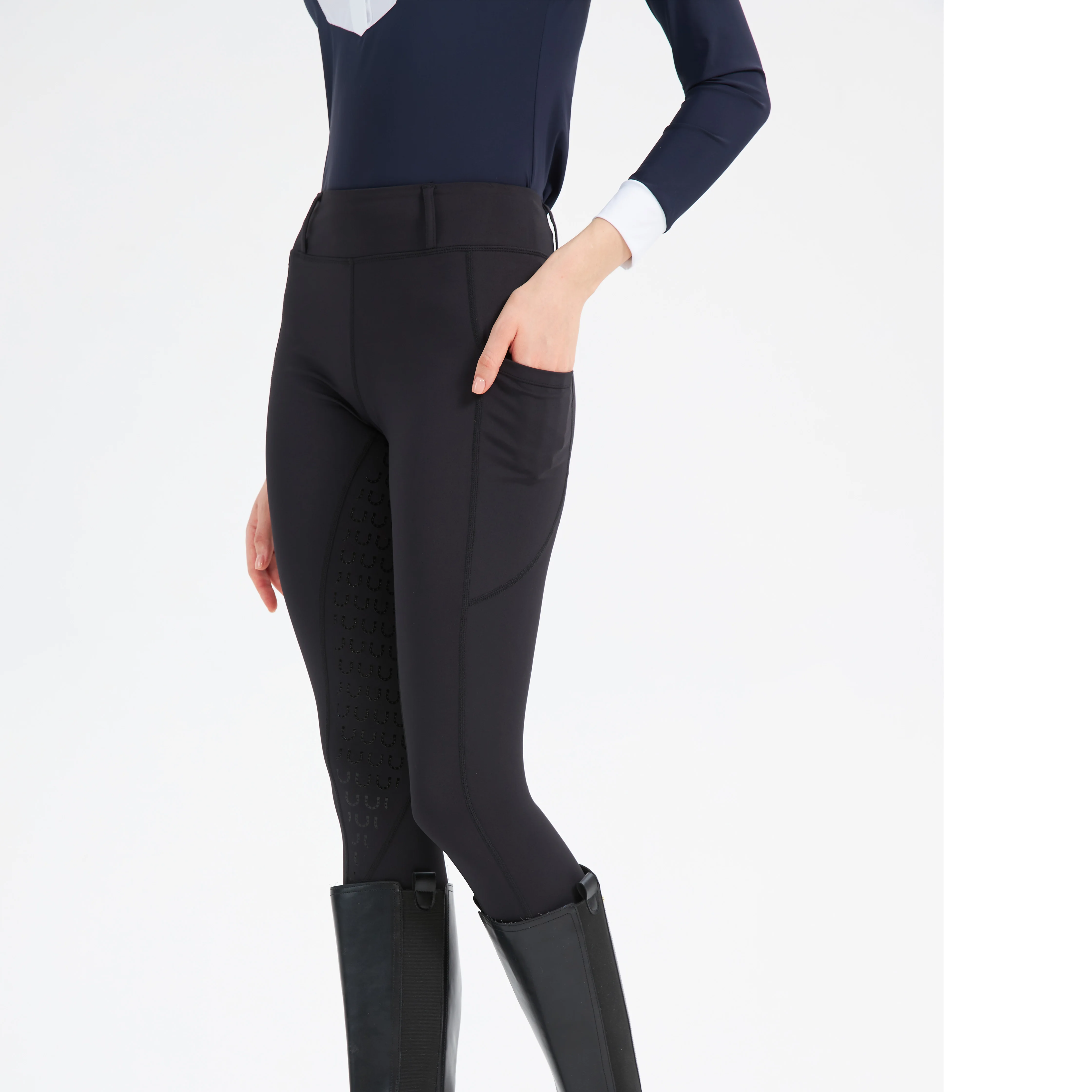 Весенне-летние брюки для верховой езды, женские трикотажные эластичные облегающие силиконовые брюки для верховой езды, узкие брюки для верховой езды, дышащие, мы