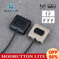 WADSN Modbutton Remote Pressure Switch Tail module Button type crane plug EQ15 DBAL A2 Laser AR15 Airsoft M600flashLight