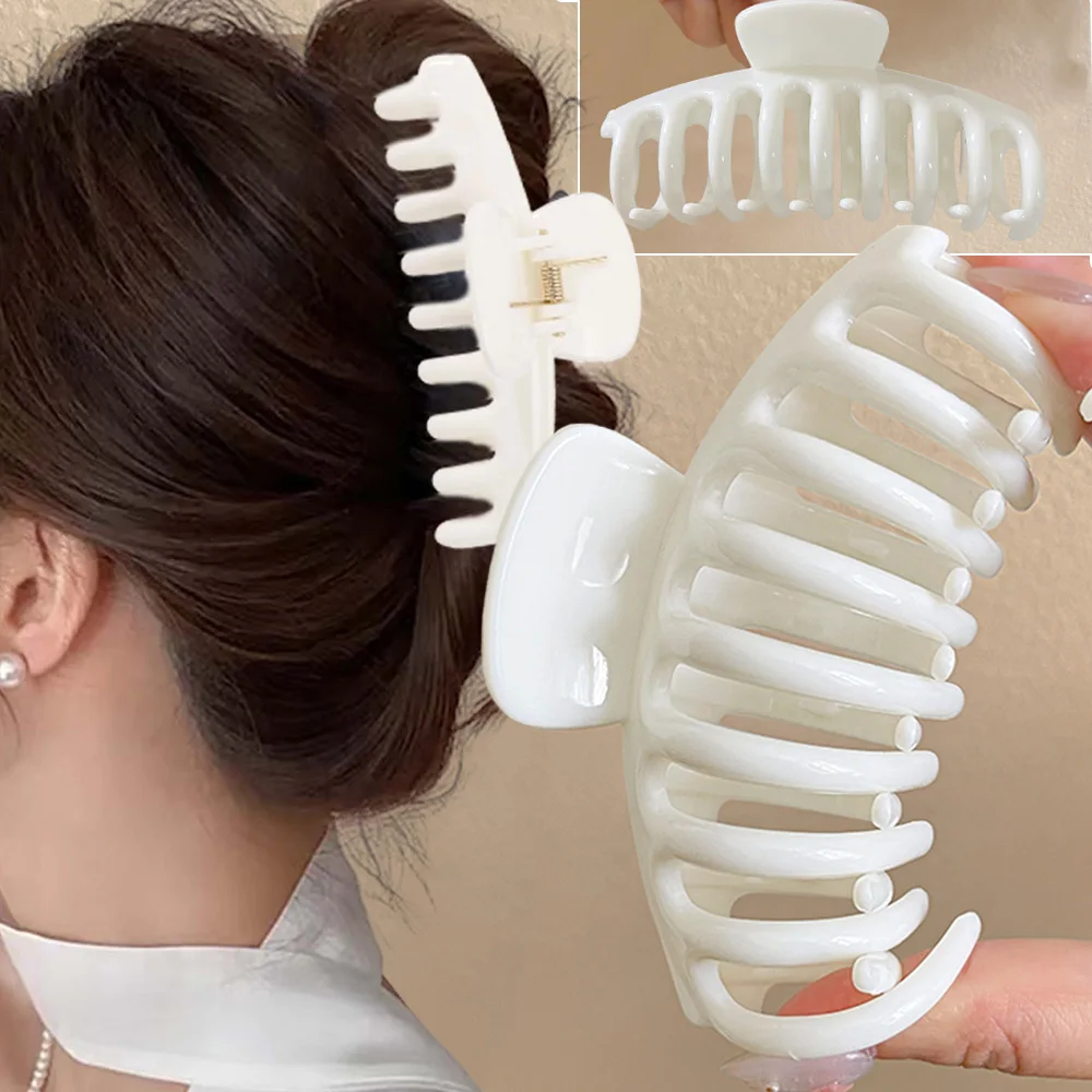 

Soft Silicone Shark Clip Non Slip Hair Claw Hairgrips for Women Outdoor Sports Hair Clamp Korean Headwear Accessories Ornament