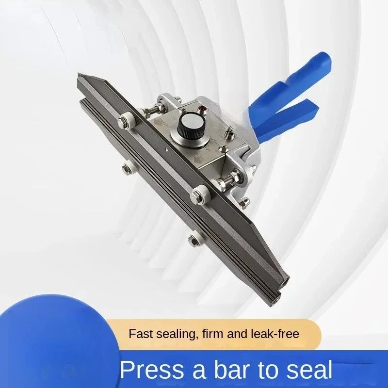 Pliers Type Sealing Machine Aluminum Foil Bag Plastic Bag Kraft Paper Bag Stripe Sealing Wave Pattern Sealing Machine FKR-300 view 2
