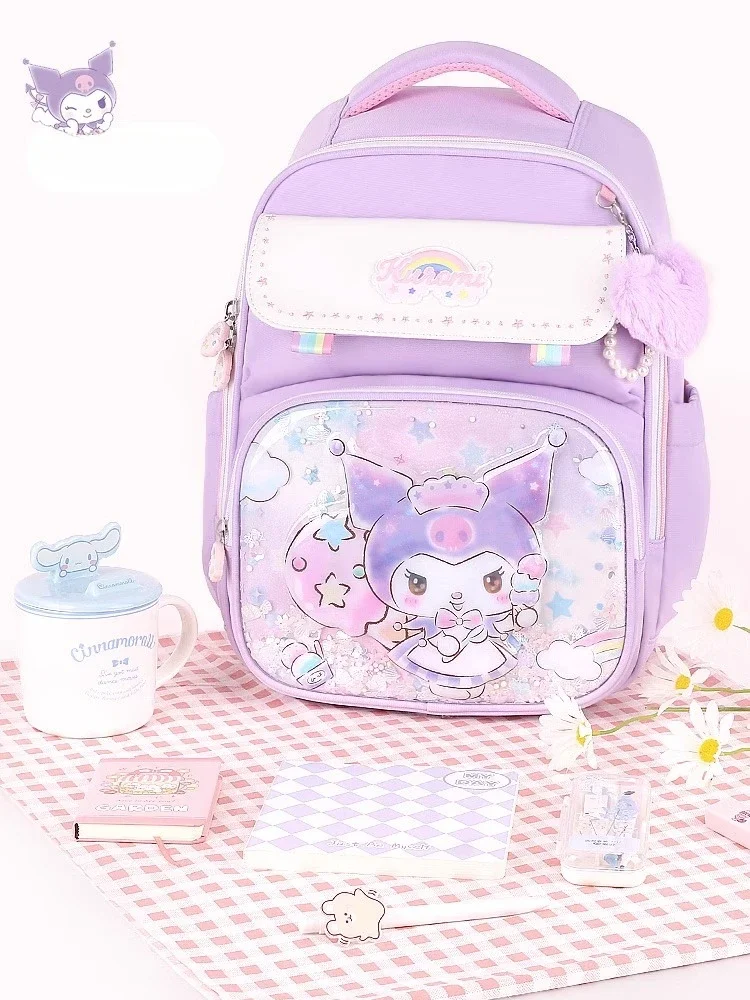 Sanrio Clow M Schoolbag Primary School Student Cinnamoroll Babycinnamoroll Girl Spine Protection Burden Relief Backpack