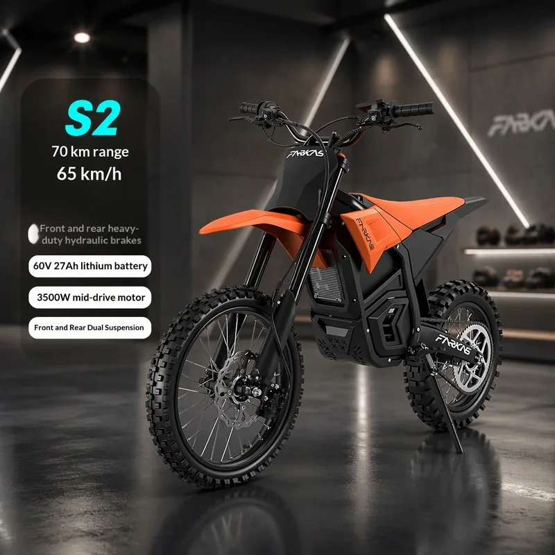 Best-selling Lithium Battery Motorcycle Scooter Off-Road Vehicle with 3500W Power and 75/h Speed