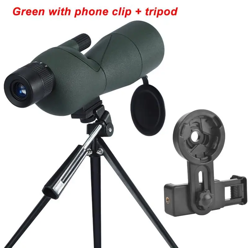 To 25-75x60 Zoom Spotting Scope ED Lens Powerful Monocular Bak4 Prism Telescope For Outdoor Camping Bird Watching Shooting