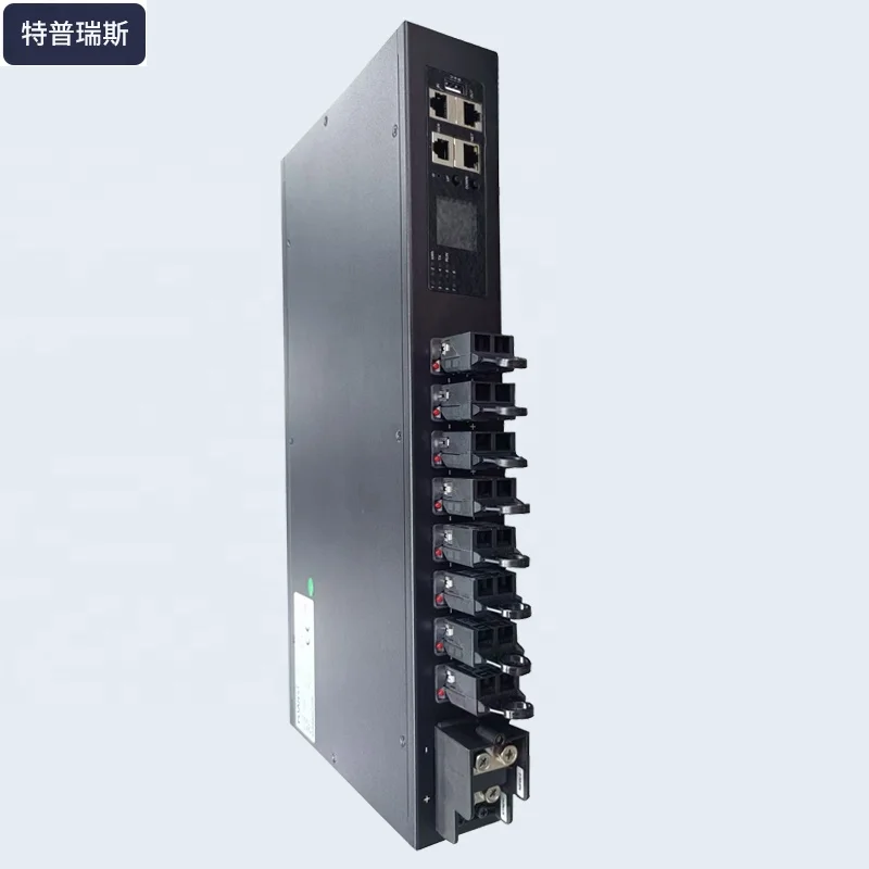 Smart  DC-48V PDU distribution unit 160A input  8-channel input  branch collection and control SNMP protocol