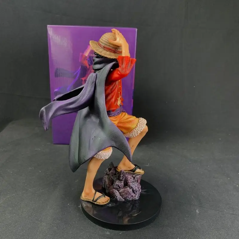 25CM One Piece LX MAX Series Four Emperors Monkey D. Luffy PVC Doll Desktop Ornament Anime Gift Collection