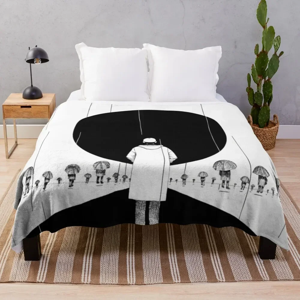 rm mono design 1 (transparent/normal ver.) Throw Blanket Bed covers Designers Blankets