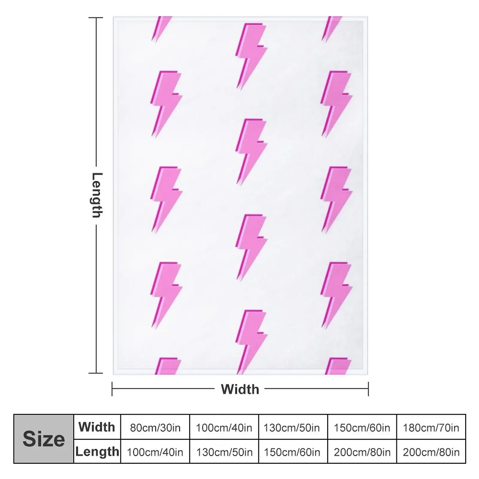 shadow pink lightning bolt Throw Blanket Luxury Throw Shaggy Blankets