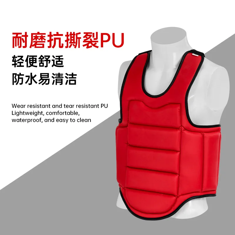 Karate chest protector foam thickened protection boxing Sanda adult competitive training competition vest armor