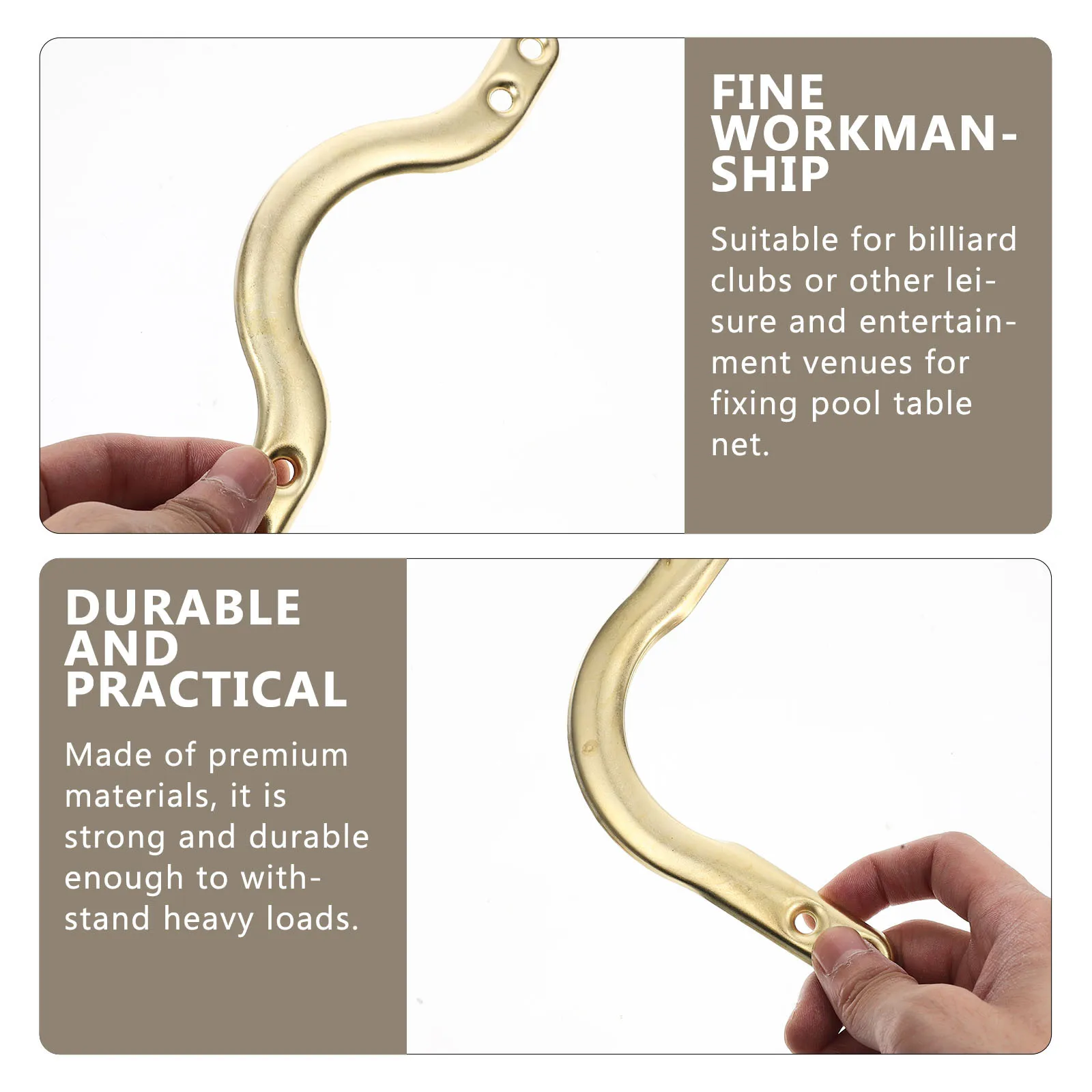 

6pcs Heavy Duty Pool Table Corner Replacement Kit For Billiard Net Bags Fixing Durable Iron Sheet Drop Ball Holder Snooker