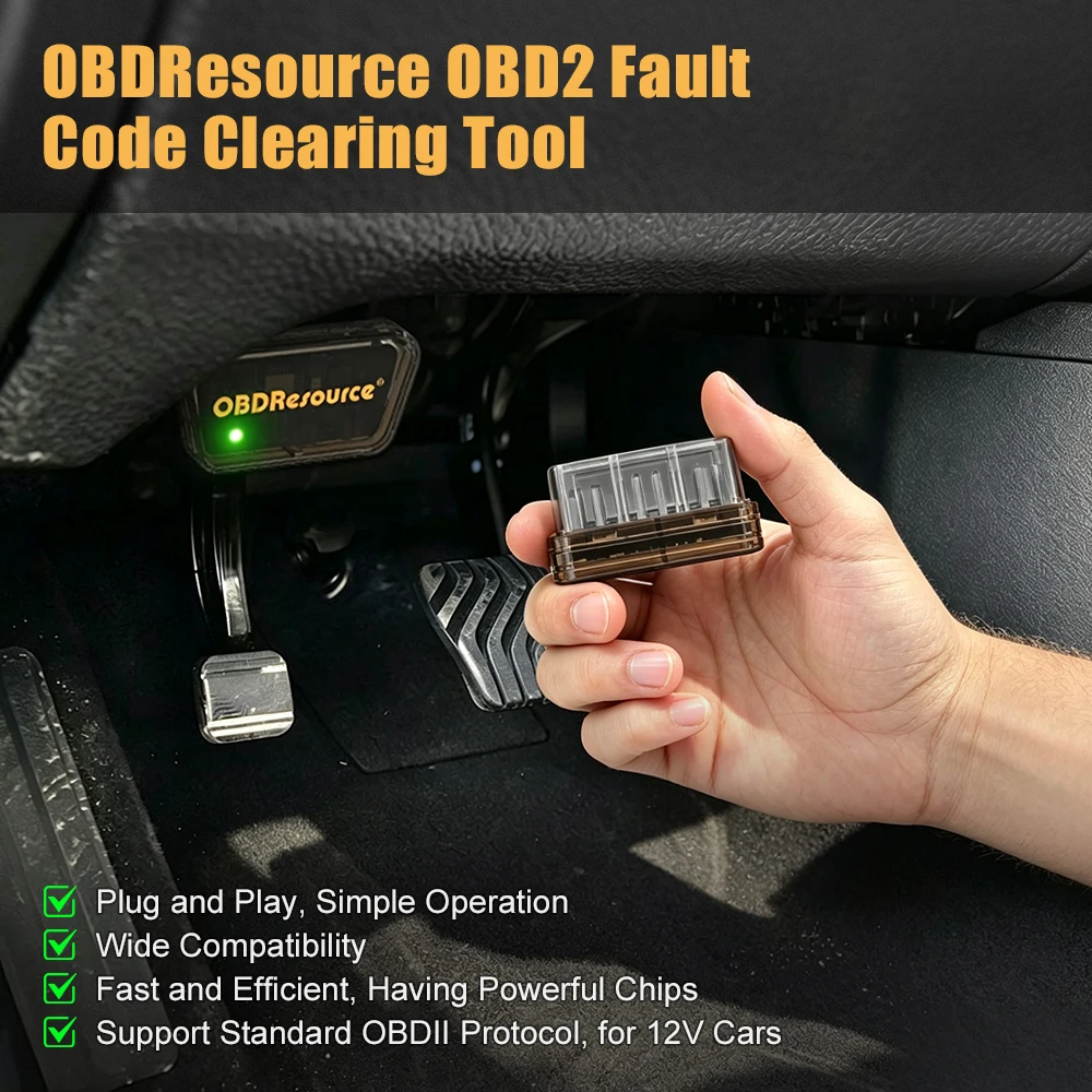 Official Authentic ELM327 V1.5 Car OBD2 Code Reader Engine System Automatic DTC Cleaner Erase Code Tool Fast Efficient Car Diagnostic Tool