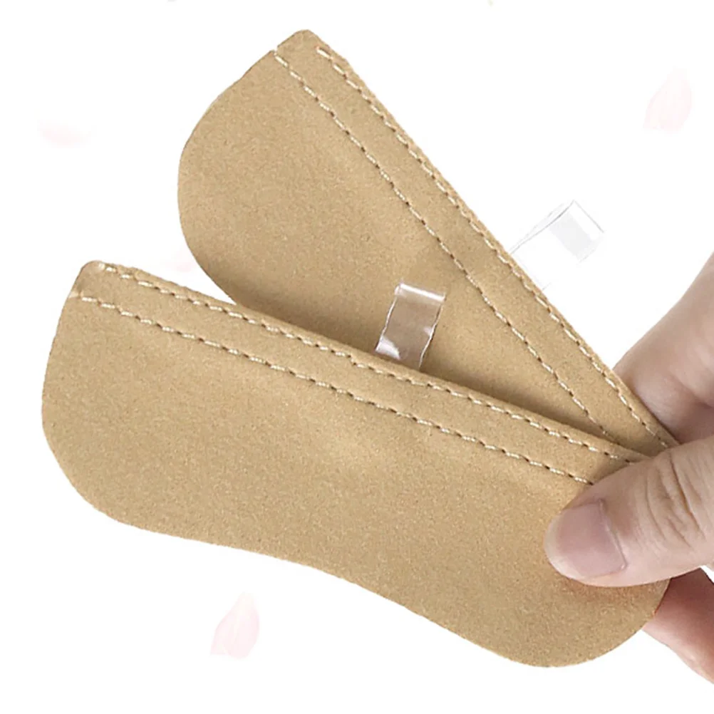 

2 Pairs Adhesive Shoe Pads Insoles Anti-skid Stickers Do Not Follow Feet for Shoes Heel Miss