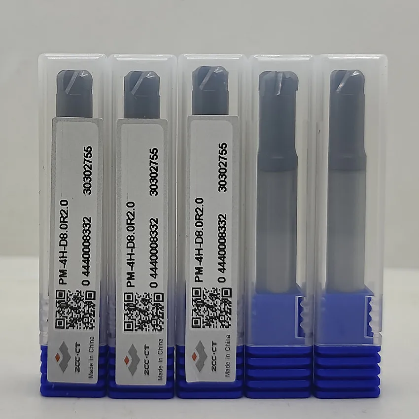

PM-4H-D8.0R1.0/PM-4H-D8.0R2.0/PM-4H-D10.0R1.0/PM-4H-D10.0R2.0/PM-4H-D12.0R2.0 ZCC.CT PM-4H 4T Four blade high feed End Mills