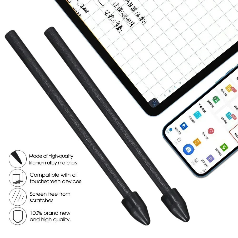 Touch Stylus S Pen Tips Replacement Nibs With Clip For Samsung Galaxy S24 S24Ultra Tab S9 S9U S9FE S Pencil Metal Spare Nib