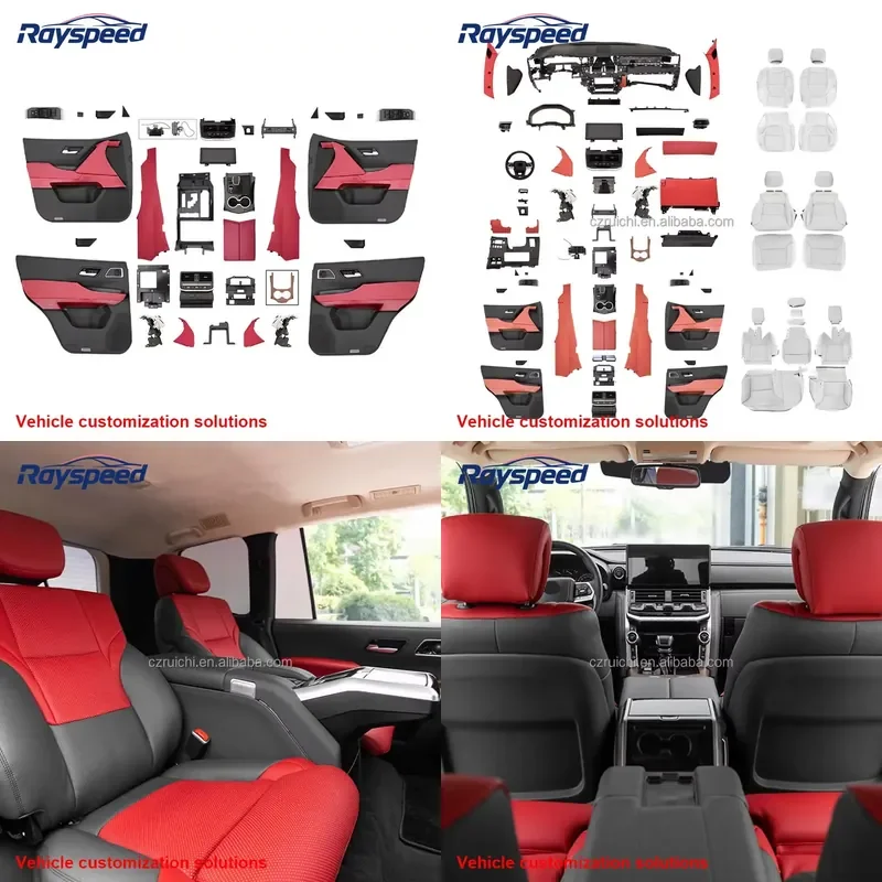 【CHIMU HOME】 for LC200 to LC300 RHD Interior Conversion Kit Dashboard Center Console Panel for High-End Styling Upgrade