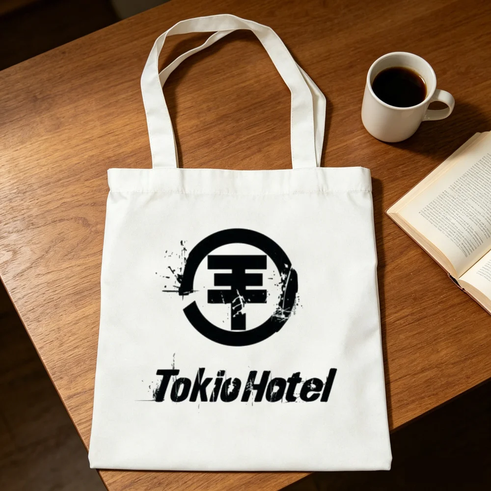 Tokio Hotel tote bag shoulder  totebag torba na zakupy foldable y2k woman