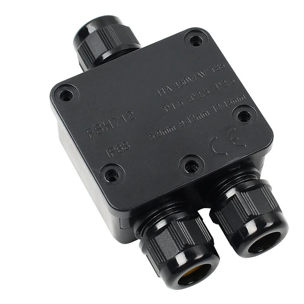 Easy to Use Waterproof Junction Box Case for Outdoor Electrical Connections Long lasting Performance Antistatic Material