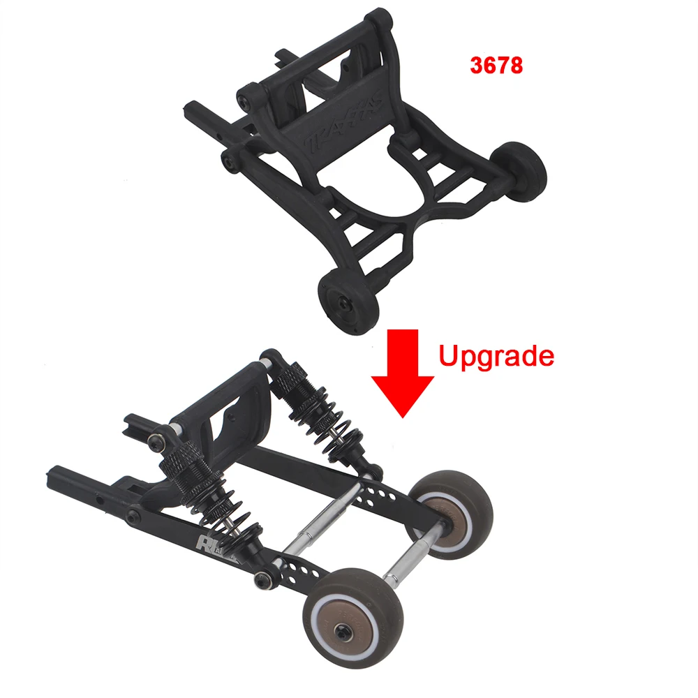 Aluminum Alloy Wheelie Bar for Traxxas Slash 2WD Rustler Bandit VXL Stampede 3678 Upgrade Parts