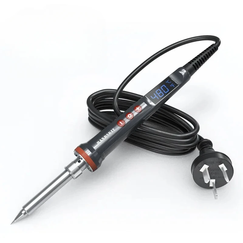 200W high-power LCD digital display soldering iron with switch and sleep function