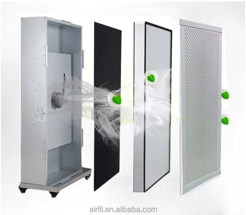 Cleanroom Mycology 99.99% Efficiency 0.3um Hood New Condition Aluminium Fan Filter Unit Laminar Flow FFU Hepa Roll 1000-2000 M3h