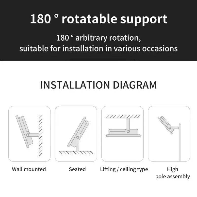 Inteligentna lampa uliczna Tuya Rgbcw Ściemnialny inteligentny reflektor 220v 30w 50w 100w Dla Alexa Google Home Flood Light Smart Home Zigbee