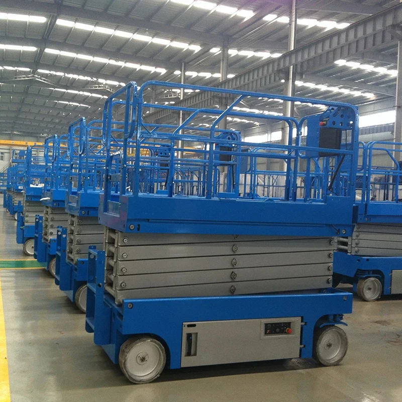 Rough Terrain Aluminum Hydraulic Scissor Lift Table 5 Ton 8m