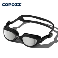 Copozz-gafas de natación impermeables VISTEX, antivaho, con espejo, ajustables, de silicona, equipo de natación profesional