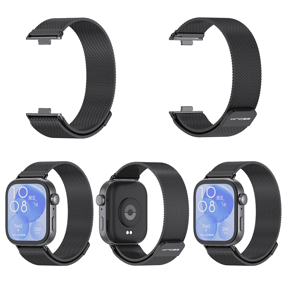 Metal Strap For Huawei Watch Fit 5 4 3 5Pro 4Pro For Huawei Fit 3 Watchband Stainless Steel Wristband For Huawei fit 4 Pro Strap