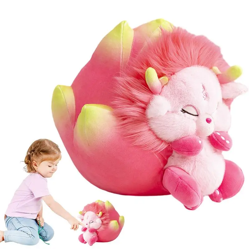 

Dragonfruit Dragon Plush Cute Dragonfruit Stuffed Toys Plush Pillow 22cm Pretend Fruit Plush Toy Dragonfruit Plush Toy