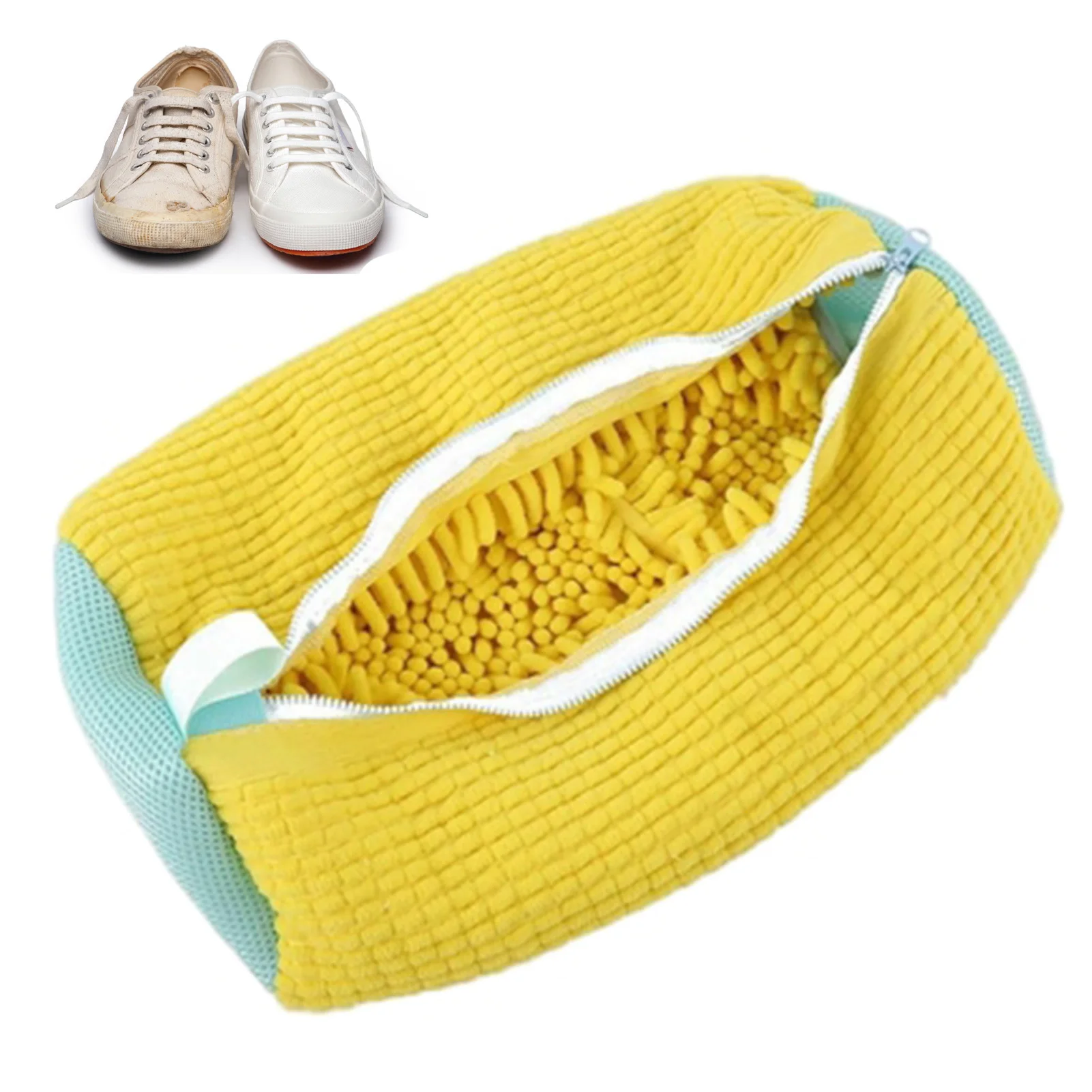 

New Hot Reusable Shoe Washing Bag Reduce Rub Protect Clean Shoes for Sorting Laundry at Home