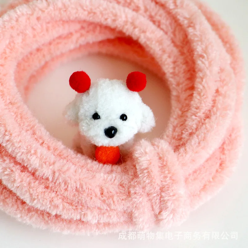 1M 6mm Super Dense Wool Pipe Cleaner Plush Stick Twisting Bar Chenille Stems Wired Sticks DIY Handmade Doll Flower Craft Supplie view 6
