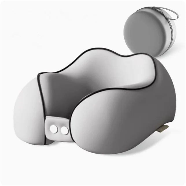 Airplane Travel Neck Pillow Cervical Vertebra Travel Portable Outdoor Camping U Type Of Pillow With Storage Bag Trip Supply