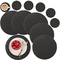 6Pcs 33.5CM Black
