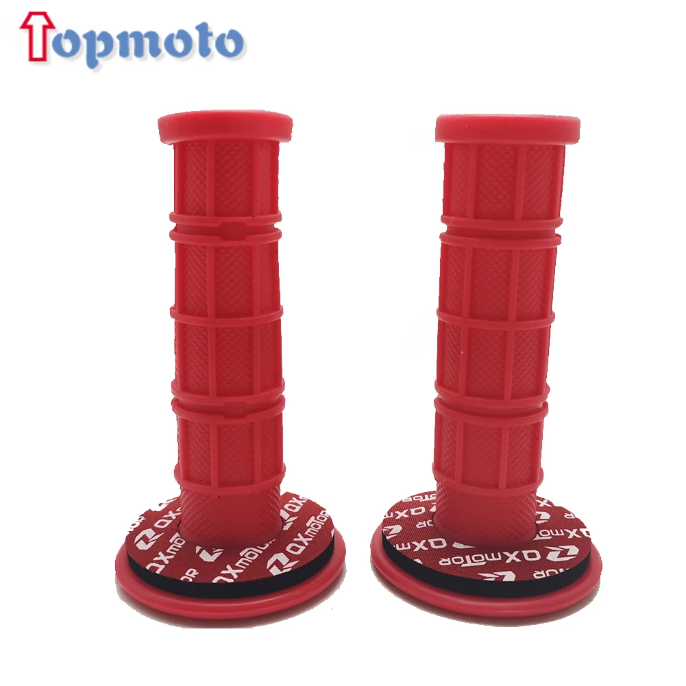 22mm 24mm Motorräder Grip Dirt Bike Griffe 7/8 "Gummi Biker Roller Griff Grip Für Lenker Mx Kissen top Gas 22mm Bar