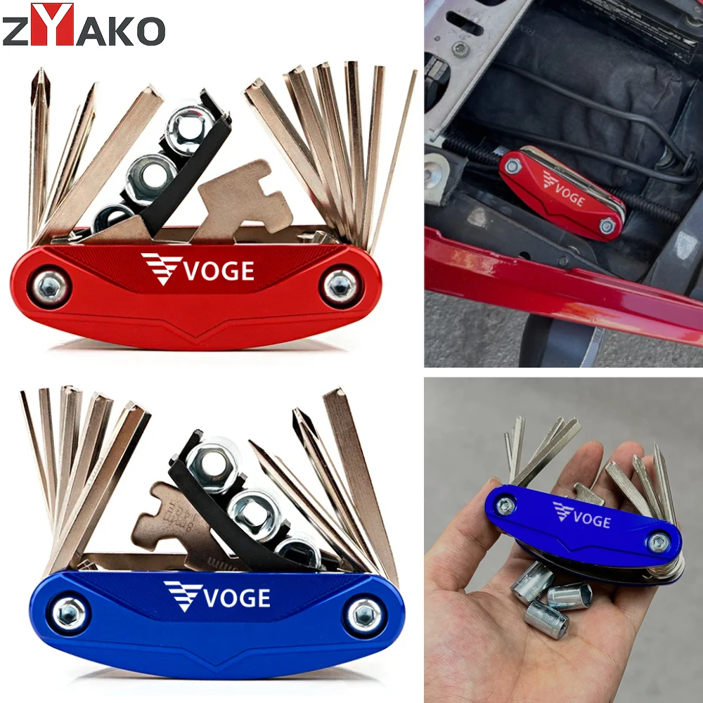 For VOGE Valico DS900X 900 dsx 525 DSX DS525X 2024 Voge 500AC DS 300DS SR4 MAX Motorcycle CNC Multi Tool Repair Screw Driver Set