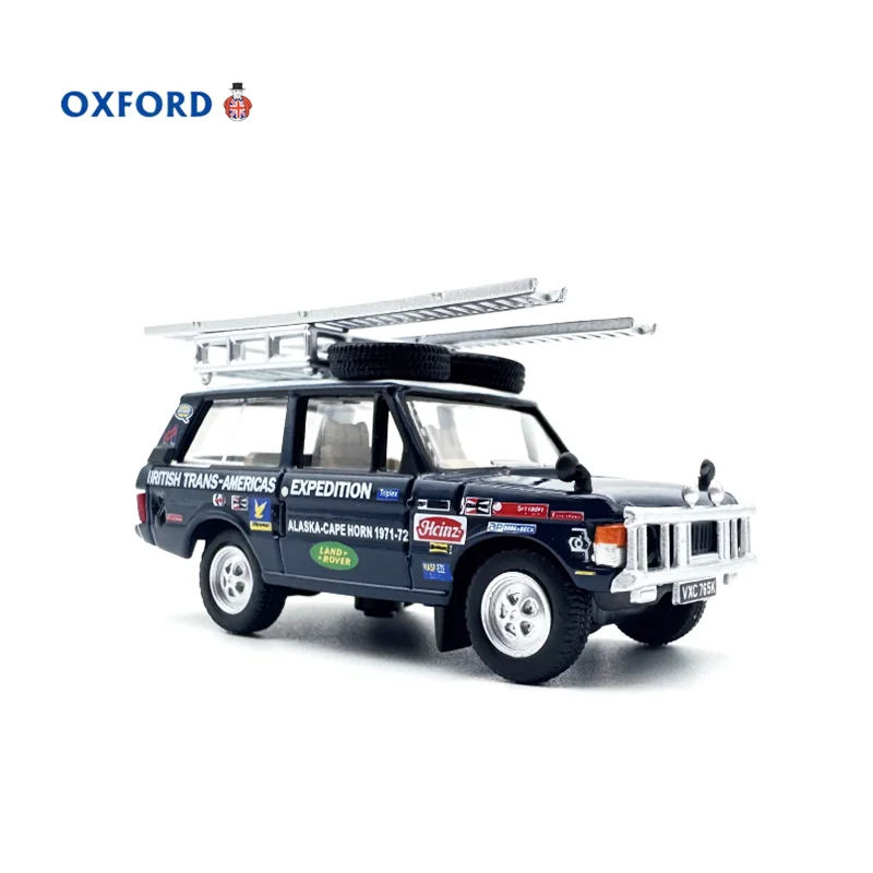OXFORD Diecast 1:76 Scale Alloy Expedition Team Off Road Vehicle Model Finished Product Simulation Toy Collection Static Display