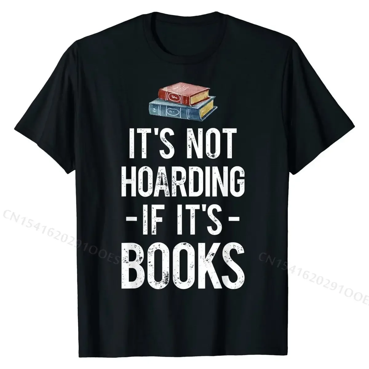 

Футболка мужская с надписью «It's Not Hoarding If's Books»