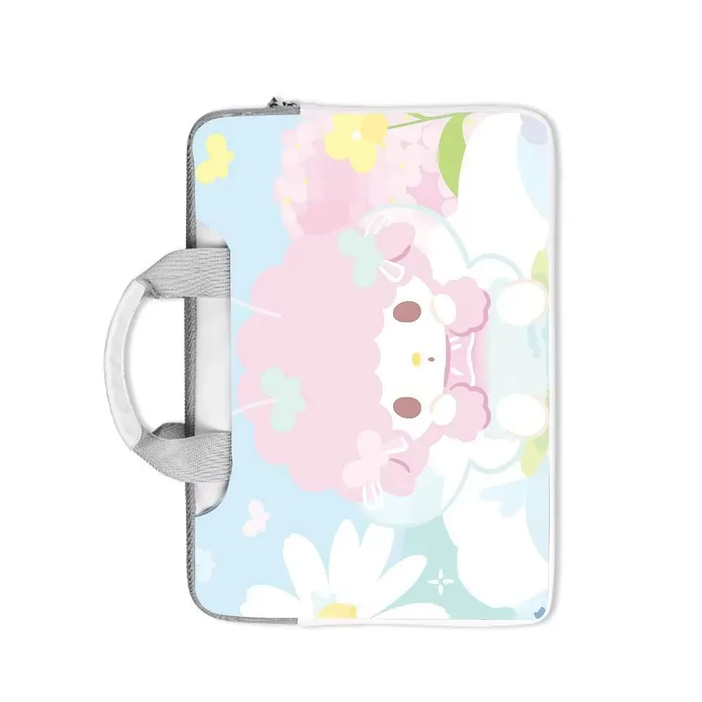 

Cartoon Gemini Hello Kitty Kurome Laptop Bag 12 13 14 15 15.6 16 Inch Laptop for Macbook Computer Handbag Briefcase Travel Bag