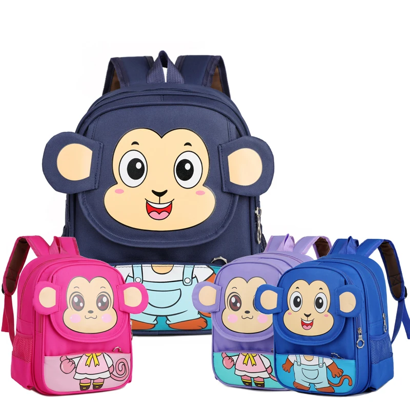 Kindergarten preschool 3-6 years old children schoolbag boys and girls children cartoon animation backpack