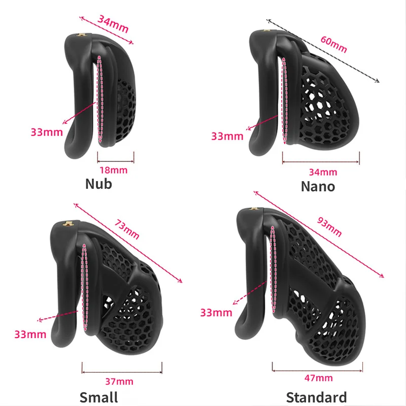 25 ใหม่ชาย Chastity ฝังขนาดเล็กล็อค Core Honeycomb Chastity ล็อคผู้ชาย Chastity Birdcage ทางเลือกแหวนและของเล่นสําหรับผู้ใหญ่