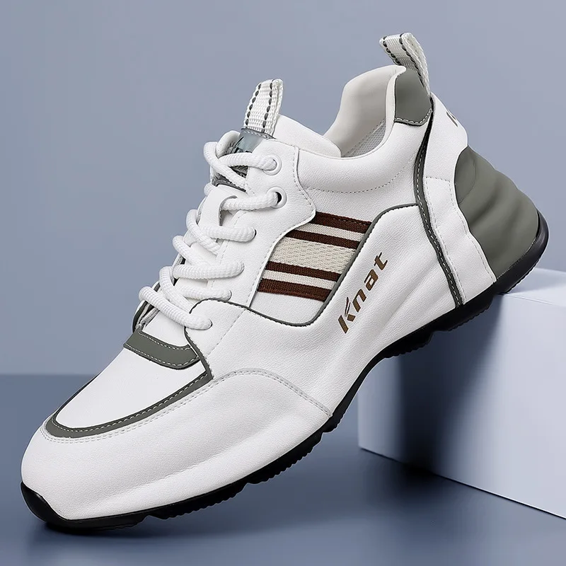 2024 primavera/estate nuove scarpe sportive leggere e morbide da uomo di lusso suola spessa aumentano versatili scarpe Casual sneakers da uomo