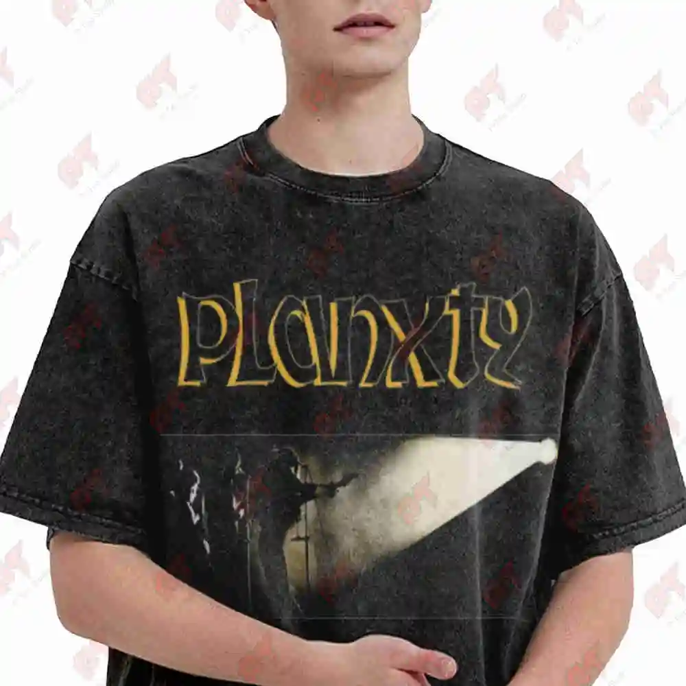 Planxty Irish Folk Music Retro Art Vintage Vintage Washed Tee Pure Cotton T-Shirt