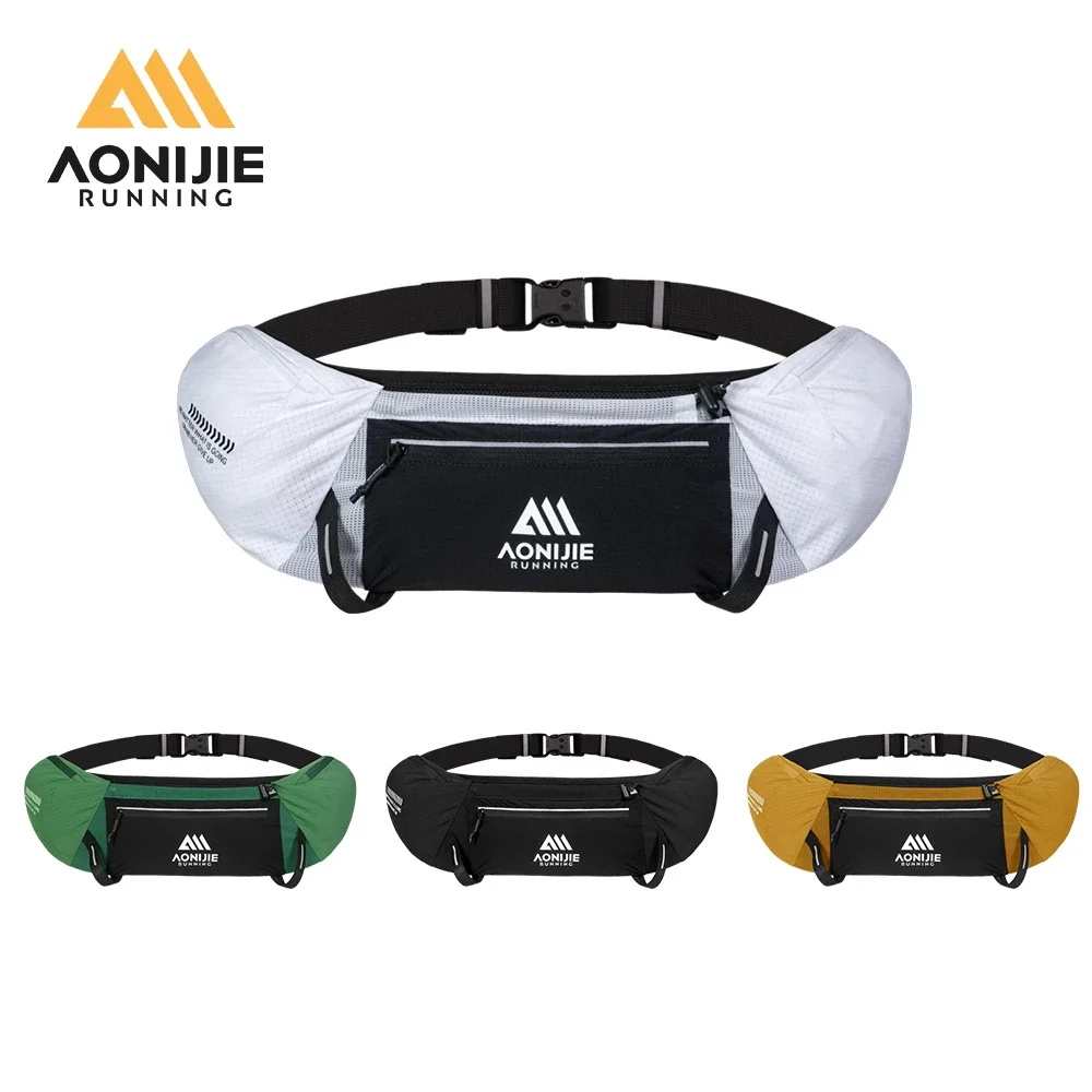 AONIJIE W8138 Сумка для бега, ремень для мужчин и женщин с мягкой колбой 500 мл, увлажняющая поясная сумка для марафона, ходьбы и бега